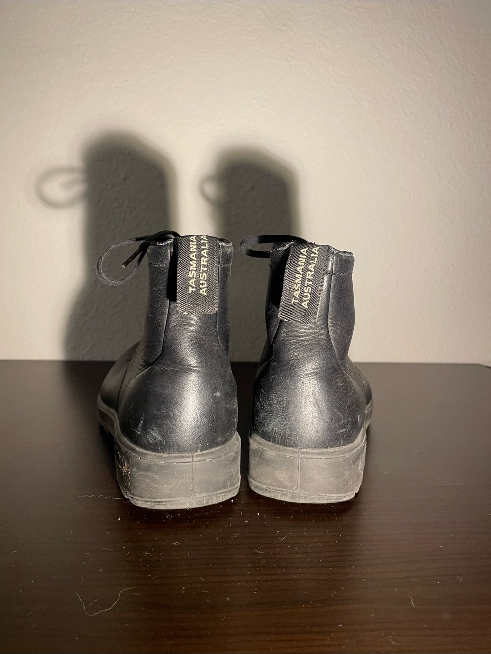 Blundstone Black Leather Lace-Up Ankle Boots - Picture 2 of 5